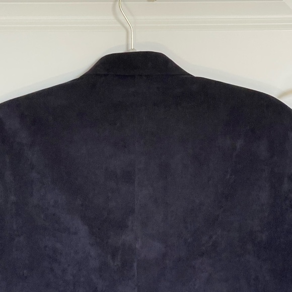 Lauren Ralph Lauren Navy Corduroy 2-Button Sport Coat Blazer Jacket nbnn - Picture 10 of 16